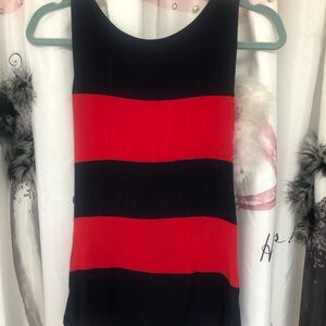 Women’s Blue and Red striped top size XS